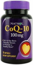 Коэнзим Q10  Natrol CoQ-10 100 мг  (45 капс)