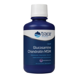 БАД для укрепления связок и суставов Trace Minerals Glucosamine Chondroitin &amp; MSM Liquid   (473 мл)