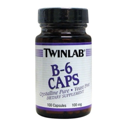 Витамины группы B Twinlab B-6  (100 капс)