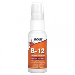 Товары для здоровья, спорта и фитнеса NOW B-12 Liposomal Spray Liquid   (59ml.)