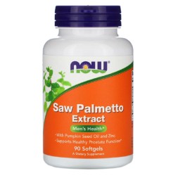 Препараты для повышения тестостерона NOW Saw Palmetto Extract    (90 softgels)