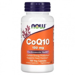 Антиоксиданты  NOW NOW CoQ10 150mg 100 vcaps  (100 vcaps)