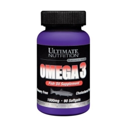 Жирные кислоты (Омега жиры) Ultimate Nutrition Omega 3  (90 капс)