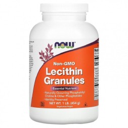 Специальные добавки NOW Lecithin Granules  (454 г)
