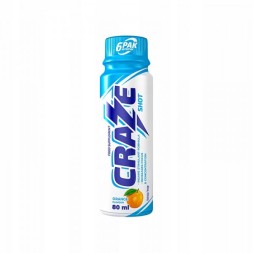 Порционный предтреник 6PAK Nutrition CRAZE Shot  (80 ml)