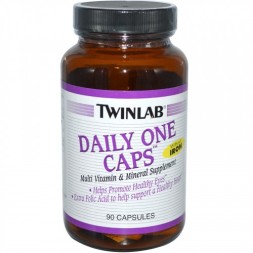 Мультивитамины и поливитамины Twinlab Daily One Caps without IRON  (90 капс)
